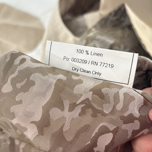 JOE Joseph Abboud Slim Fit Linen Suit Vest Pants Set Size XL/36U - Picture 11 of 11